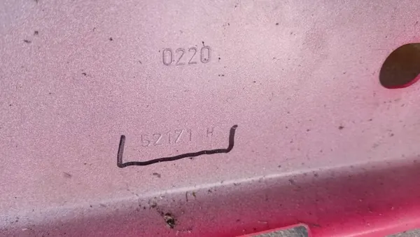 Viga parachoques trasero Toyota Yaris III OEM A52023-0D080 image 5