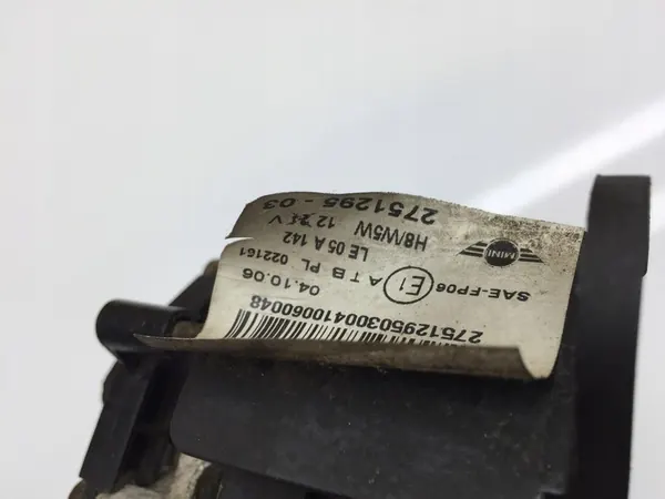 MINI COOPER R56 Farol de neblina esquerdo OEM 2751295 001 image 5