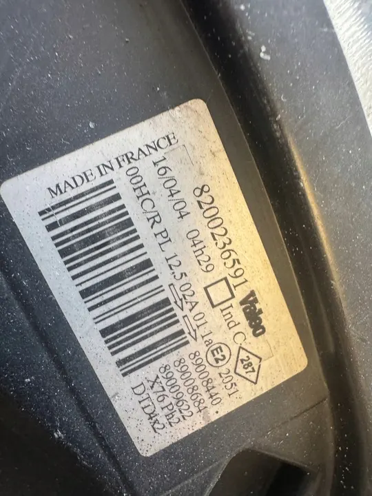 Renault Kangoo 1 I FL 03-08 Faro Derecho 255099 image 6