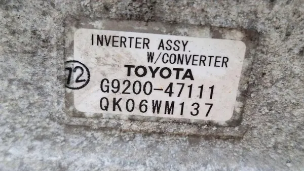 Onduleur Toyota Prius Hatchback OEM G920047111 2009 image 7