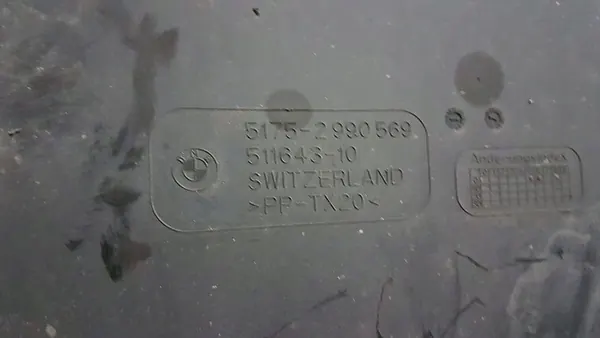 BMW OE 511643 Couvercle en Aluminium image 3