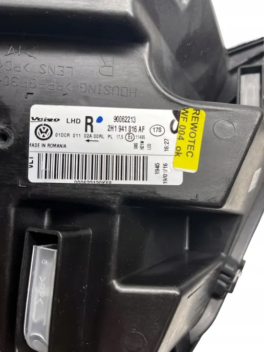 VW Amarok Oikea Ajovalo 2H1941018A 2H1941016AF image 3