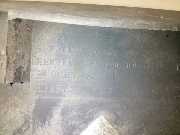 Renault Trafic II 2012 Lower Pillar Cover / B image 4