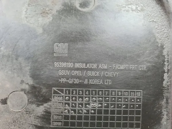 Nedre Motorhuv Opel Mokka X image 5