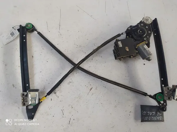 VW Sharan Regulador de Janela Direito Traseiro 1H4959811B image 2