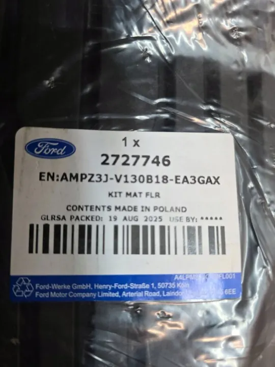 Gummimattor fram OEM 2727746 - Begagnad image 10