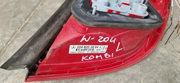 Linker achterlicht Mercedes C-Klasse W204 image 3