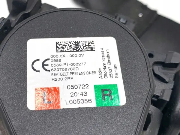 Veiligheidsgordel links achter OEM 639708700D voor BMW G30 Sedan image 5