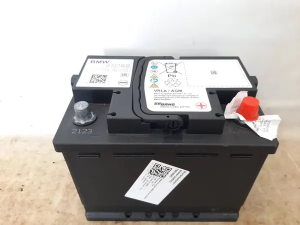 AGM Start-Stop Accu 12V 60Ah OEM 9381845 BMW image 2