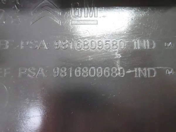 Placa protetora para-choques dianteiro OEM 9816809580 image 9