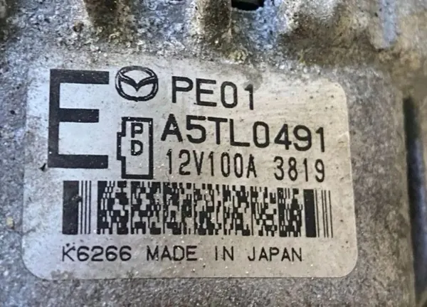 Vaihtovirtageneraattori Mazda 6 Sedan 2.0L OE A5TL0491 image 7
