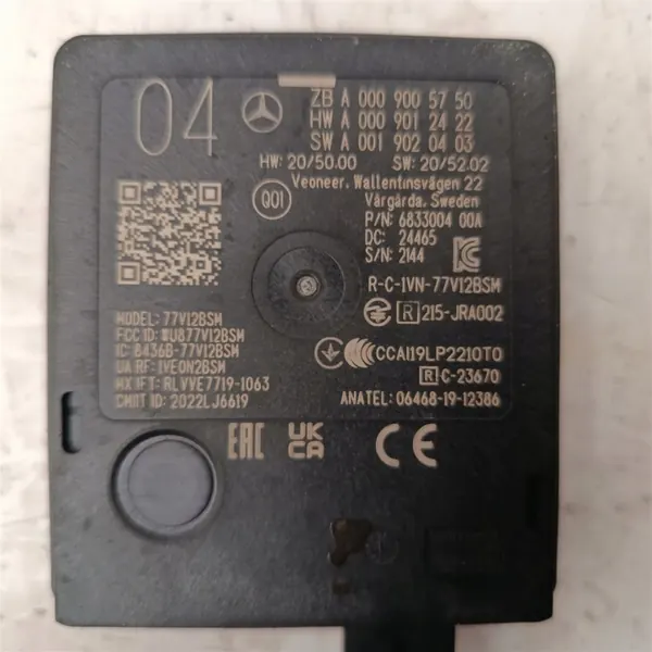 Módulo sensor ponto cego OEM A0009005750 Mercedes GLC image 3