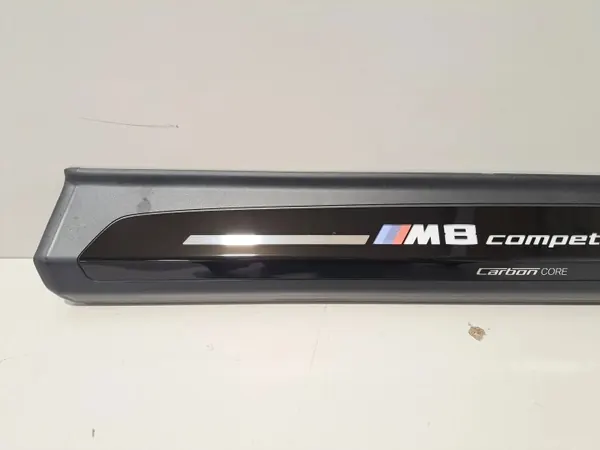 BMW M8 Competition Tröskelplatta Set OEM 9478347 image 9