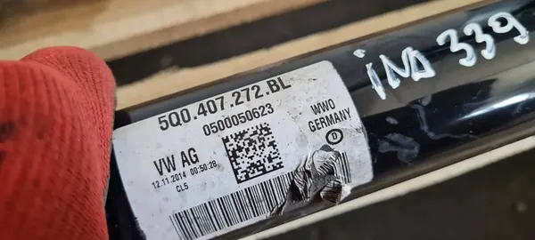 Audi A3 S3 Främre Höger Halvaxel 2.0 TFSI OEM 5Q0407272BL image 10