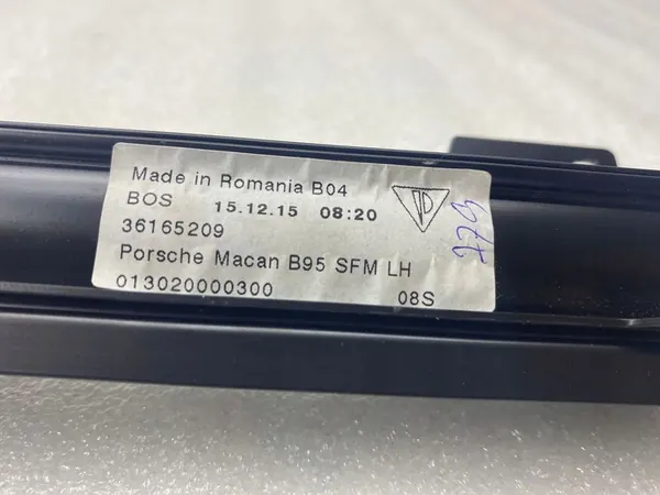Achterdeurroller linkerkant Porsche Macan (95B) OEM 36165209 image 2
