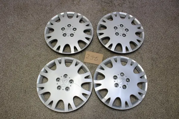 Tapacubos Peugeot 16" Plateado OEM image 2