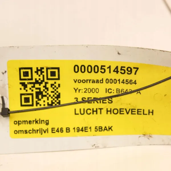 BMW 5 E60 E61 2005 Luftmassenmesser MAF 0280217124 image 3