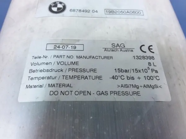 Réservoir Pression Air BMW OEM 699228/Ambit - Occasion image 3
