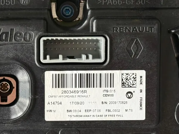 Écran radio navigation OEM 280346916R Renault Zoe image 6