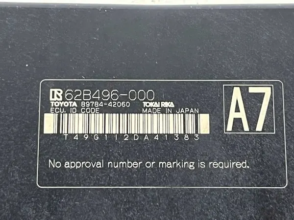 Module d'immobilisation Toyota Mirai II OEM 89784-42060 image 6