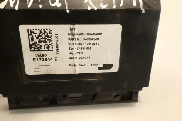 Module Climatisation BMW X1 F48 OEM 9462542-01 image 7