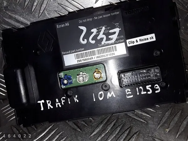 Pantalla de visualización Renault Trafic OEM 259155024r image 4