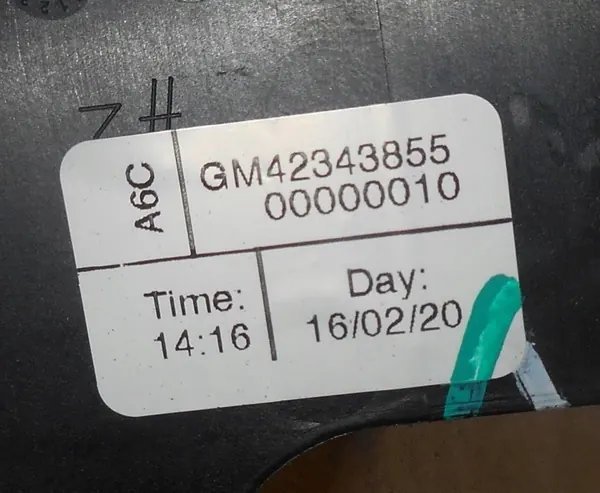 Opel Mokka A Kopplingsbromspedal OEM 42343855 image 3
