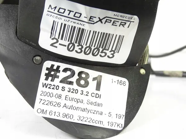 Mercedes S W220 Rechtermirror Beugel 9+4 Pin OEM A2208100476 image 4