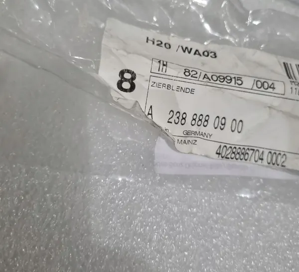 MERCEDES CLASSE E 238 C/A GRIGLIA CROMATA AMG image 3