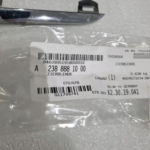 MERCEDES CLASSE E 238 C/A GRIGLIA CROMATA AMG image 4