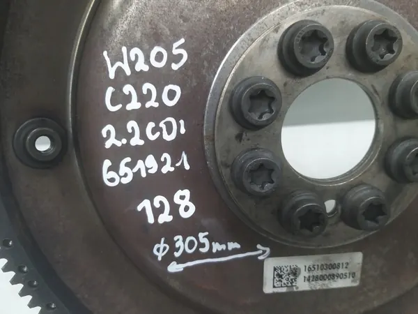 Volante Anel de Arranque W205 C220 2.2 CDI 651 16510300812 image 8