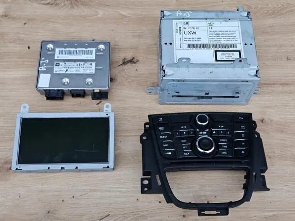 OEM Radio-Panel Display CD 500 für Opel Astra J Schwarz image 2