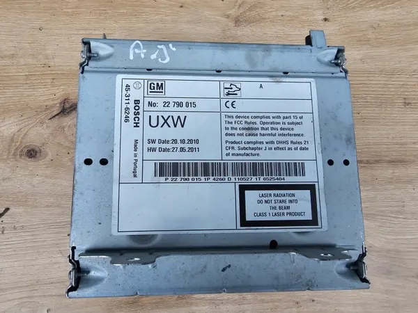 OEM Radio-Panel Display CD 500 für Opel Astra J Schwarz image 6