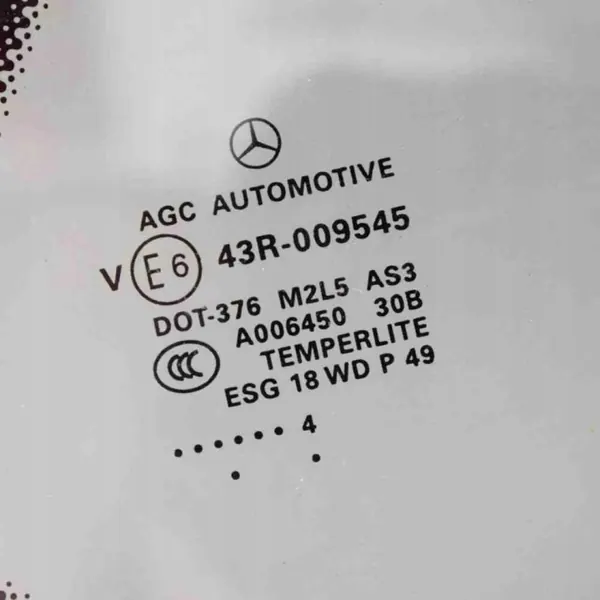 Ventana trasera derecha OEM 43R0009545 Mercedes GL image 3