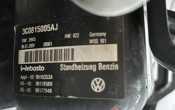 Webasto parkeringsvärme OEM 3C0815005AJ VW Passat B6 image 6