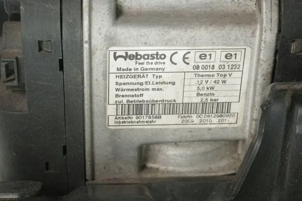 Webasto parkeringsvärme OEM 3C0815005AJ VW Passat B6 image 7