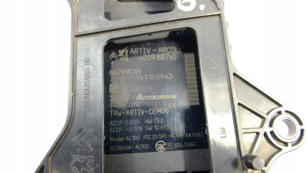 Sensor radar Citroen C4 Picasso OEM 9805988780 image 5