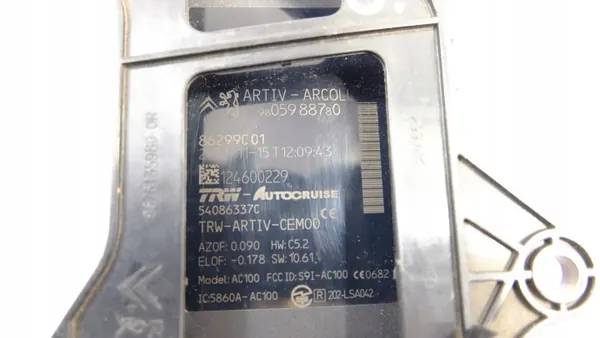 Sensor radar Citroen C4 Picasso OEM 9805988780 image 6