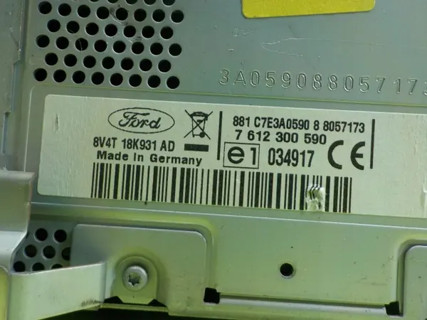 Ford OEM 8V4T-18K931-AD Radio voor Kuga MK1 2.0 TDCI image 7