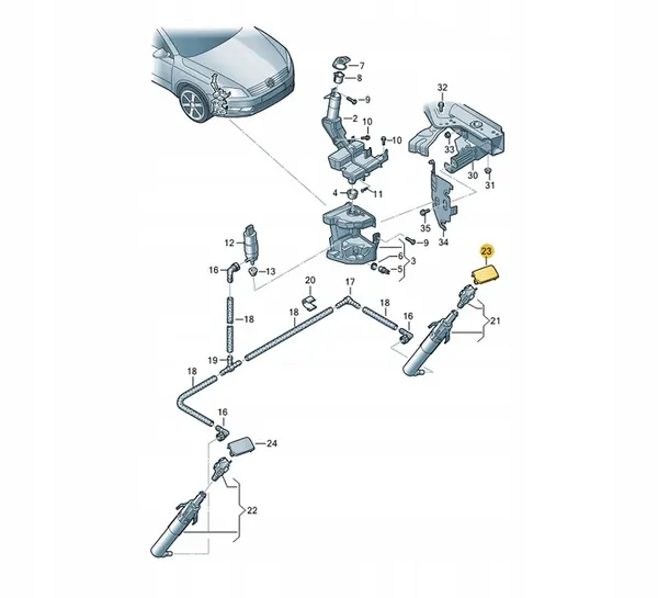 Volkswagen OE 3AA955109B image 4