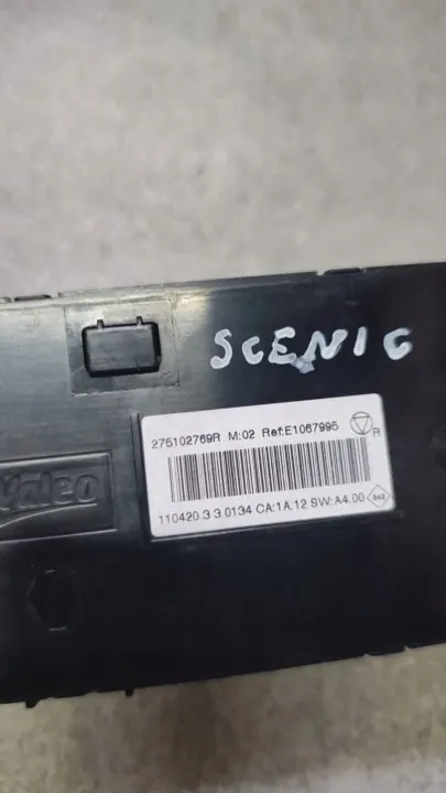 Renault Scenic III Grand 2015 AC-panel begagnad image 3
