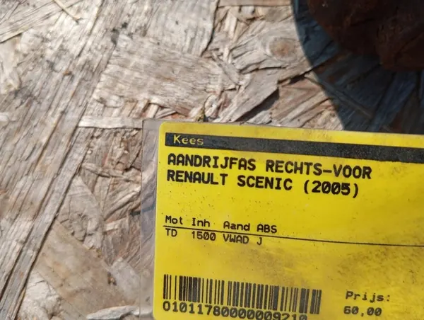 Höger fram drivaxel Renault Scenic II 1.5 DCI OEM image 4
