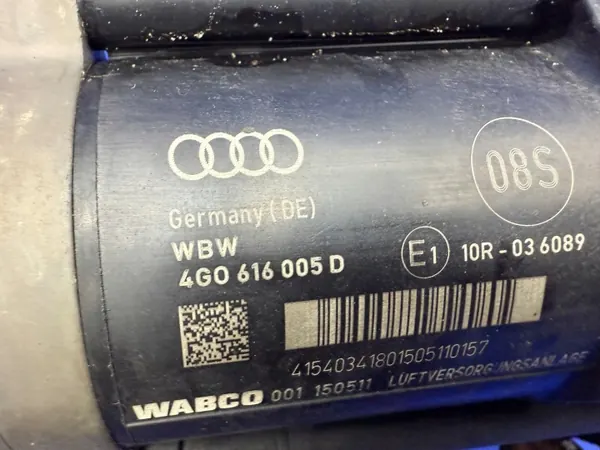 Compresor Suspensión Audi OEM 4G0616005D Usado image 5