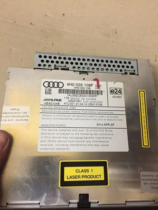 Tuner Changer DVD Audi OEM 4H0035108F 4H0035108E image 3