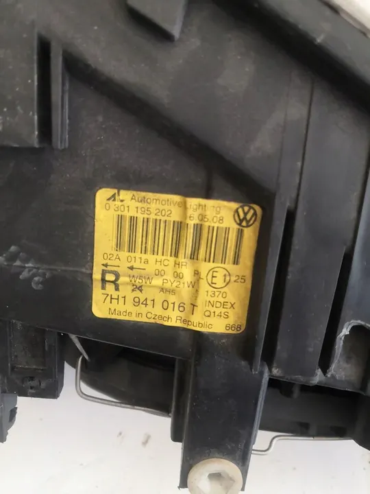 Farol dianteiro direito VW T5 03-10 7H1941016T image 3