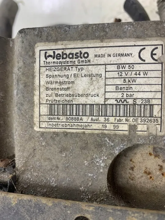 Chauffage stationnaire Webasto BW50 5kW essence - OEM image 5