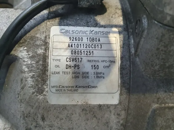 Compressore aria condizionata Nissan Qashqai 2.0 16V 926001DB0A image 2