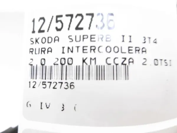 Mangueira de intercooler SKODA SUPERB II 3T4 OEM 1K0145832AS image 5