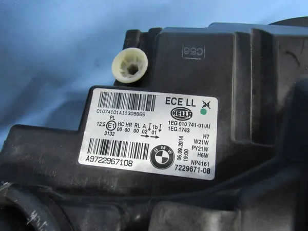 Farol esquerdo BMW F20 padrão H7 completo EUROPA image 8