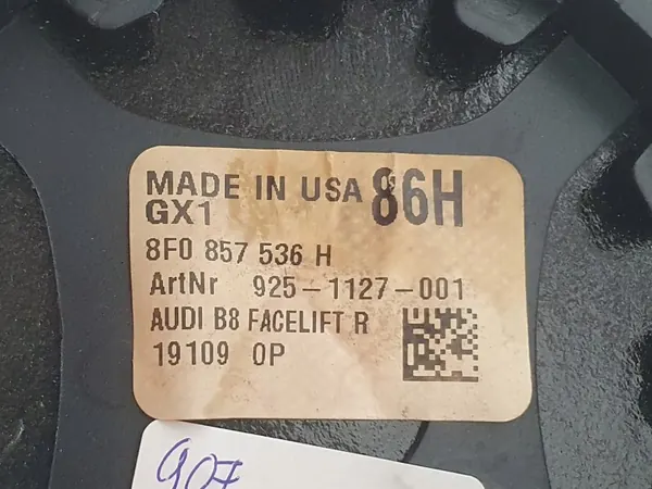 OEM 8F0857536H oikea fotokromaattinen peililasi image 4